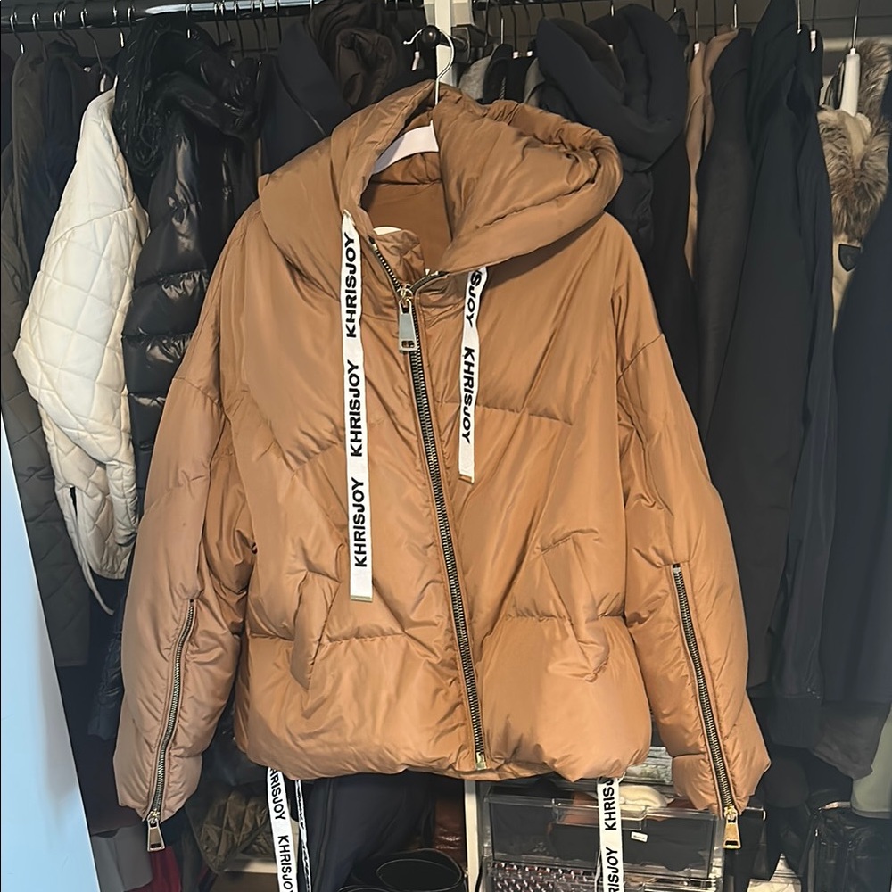 Tan Puffer Jacket